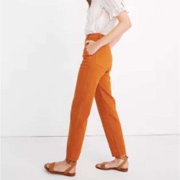 Madewell High Rise Tapered Leg Pants - Picture 1 of 9